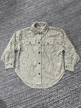 Free People | Oversized Lace Ruby Shacket